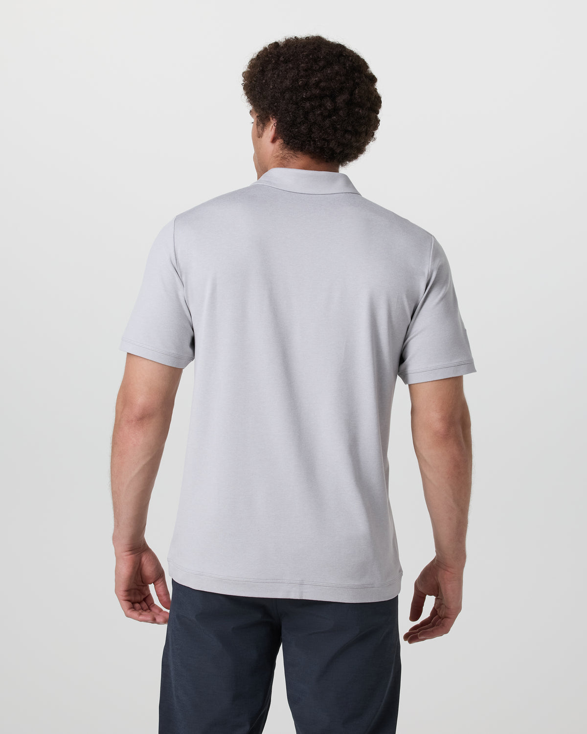 Short Sleeve Ponto Performance Polo Frost Grey Heather | Vuori sale