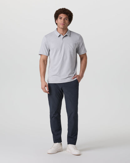 Short Sleeve Ponto Performance Polo Frost Grey Heather | Vuori sale
