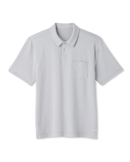 Short Sleeve Ponto Performance Polo Frost Grey Heather | Vuori sale