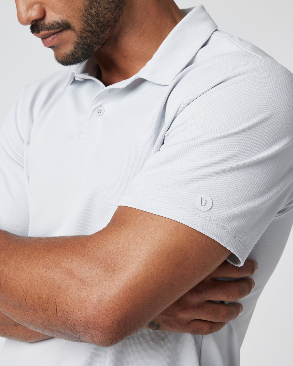 Gamepoint Polo Men's Frost Grey Tennis Polo | Vuori discount