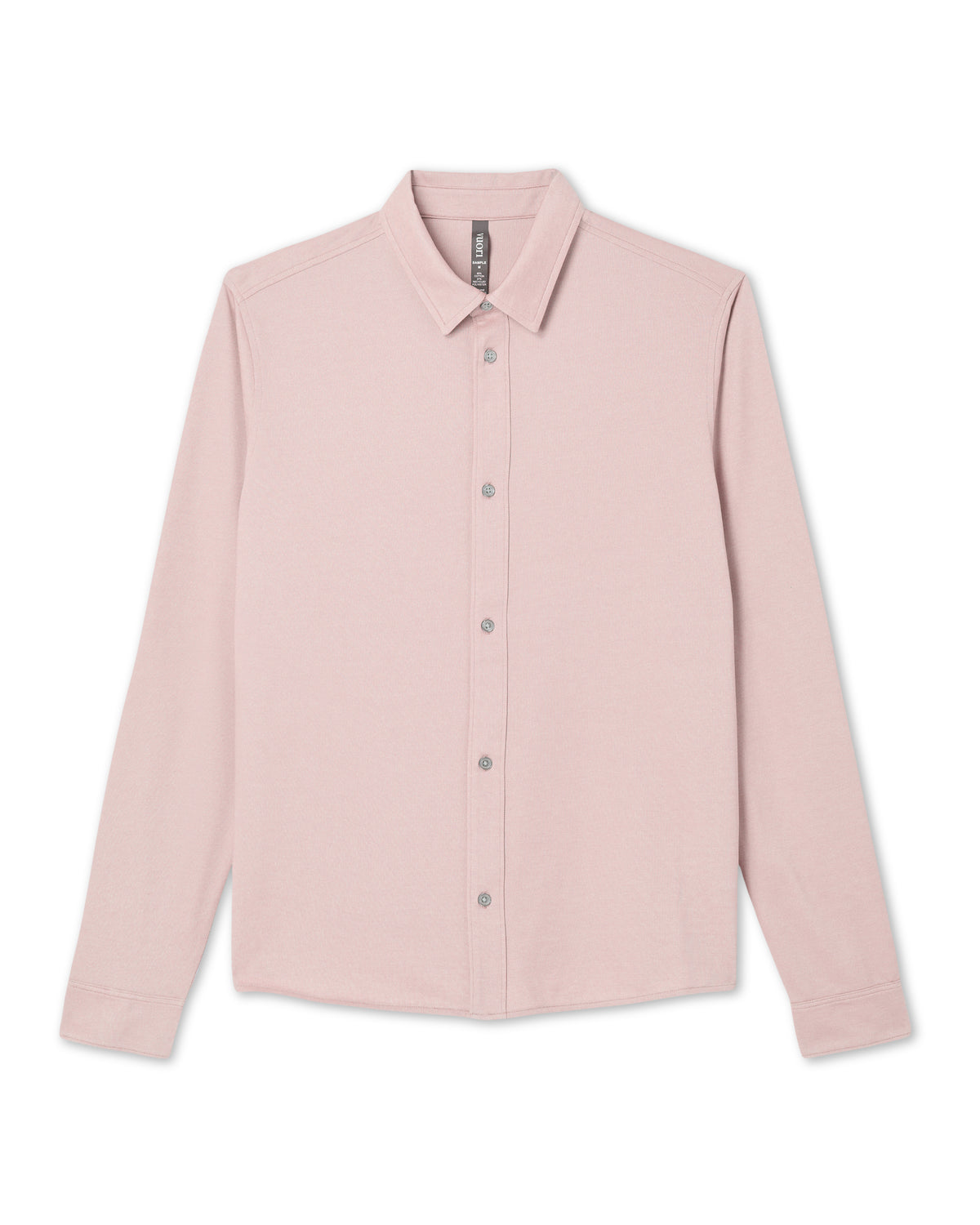 Long Sleeve Knit Oxford Button Down - Classic Fit Mauve | Vuori for sale