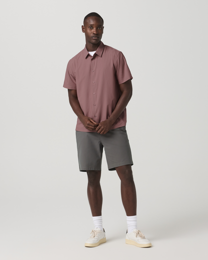 Short Sleeve Manhattan Button Down Men's Adobe Shirt | Vuori discount