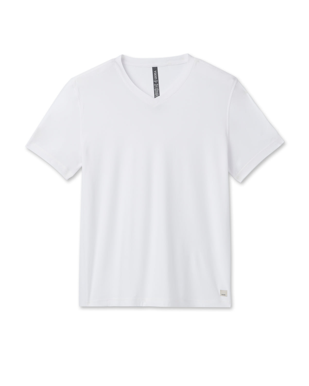 Strato Tech V-Neck Men's White Workout Shirt | Vuori online
