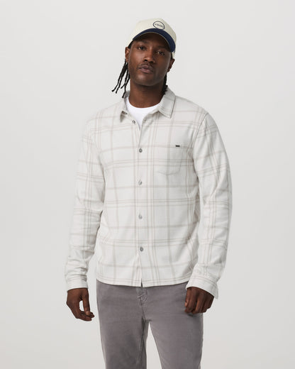 Seaview Plaid Button Down Shirt Men's Dove Shirt | Vuori sale