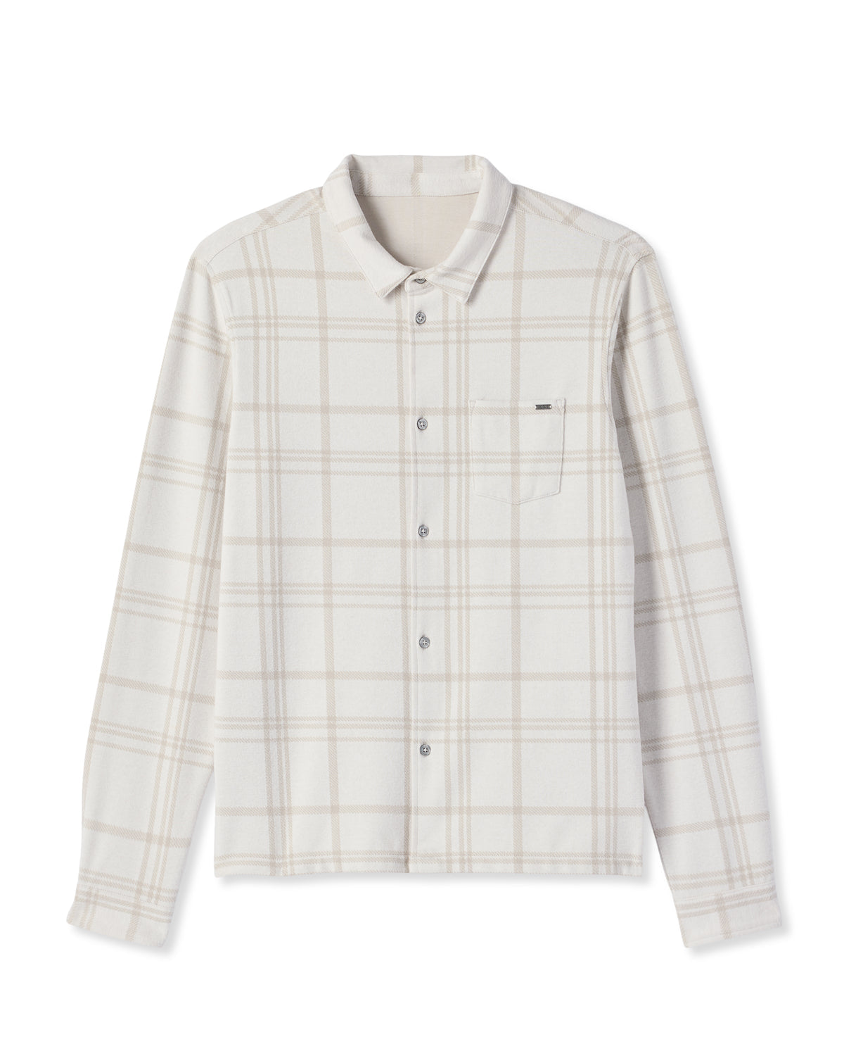 Seaview Plaid Button Down Shirt Men's Dove Shirt | Vuori sale