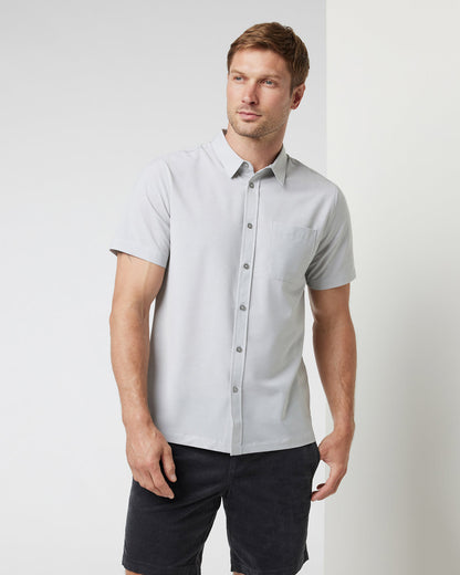 Short Sleeve Bridge Button Down Vapor Dot | Vuori sale