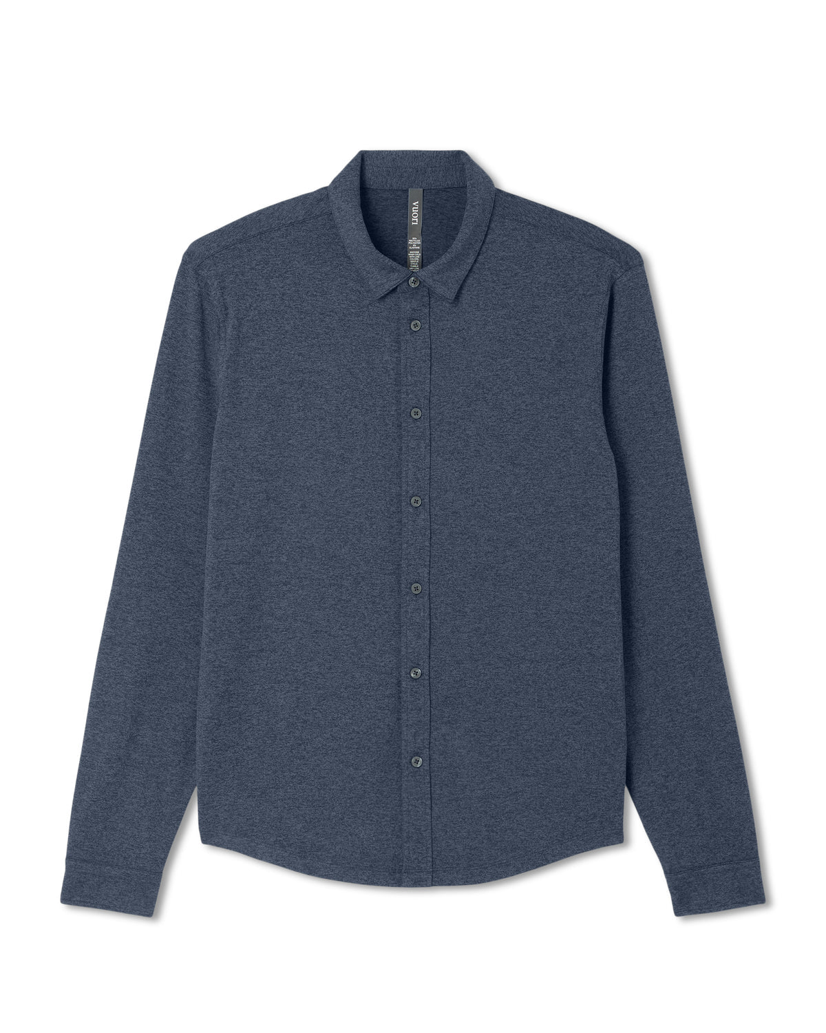 Men's Long Sleeve Ponto Button Down Azure Heather | Vuori discount