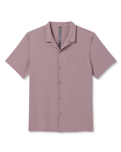 Seaport Button Down Men's Dark Umber Short Sleeve | Vuori onsale