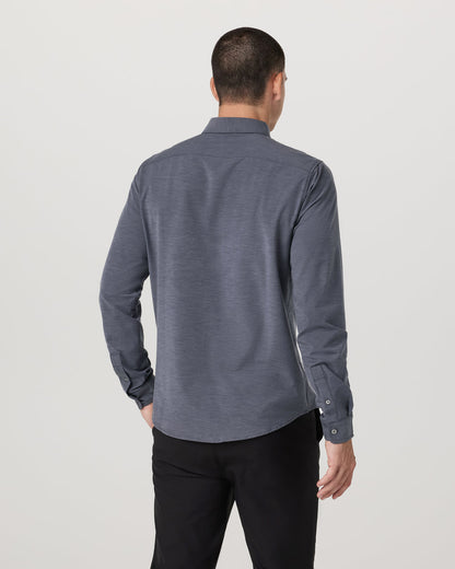 Long Sleeve Bridge Button Down Men's Moonlight Shirt | Vuori for sale