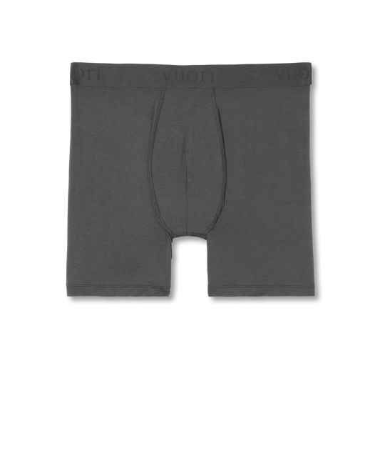 Lifestyle Boxer Brief 7" Men's Dark Pewter Boxer Briefs | Vuori onsale