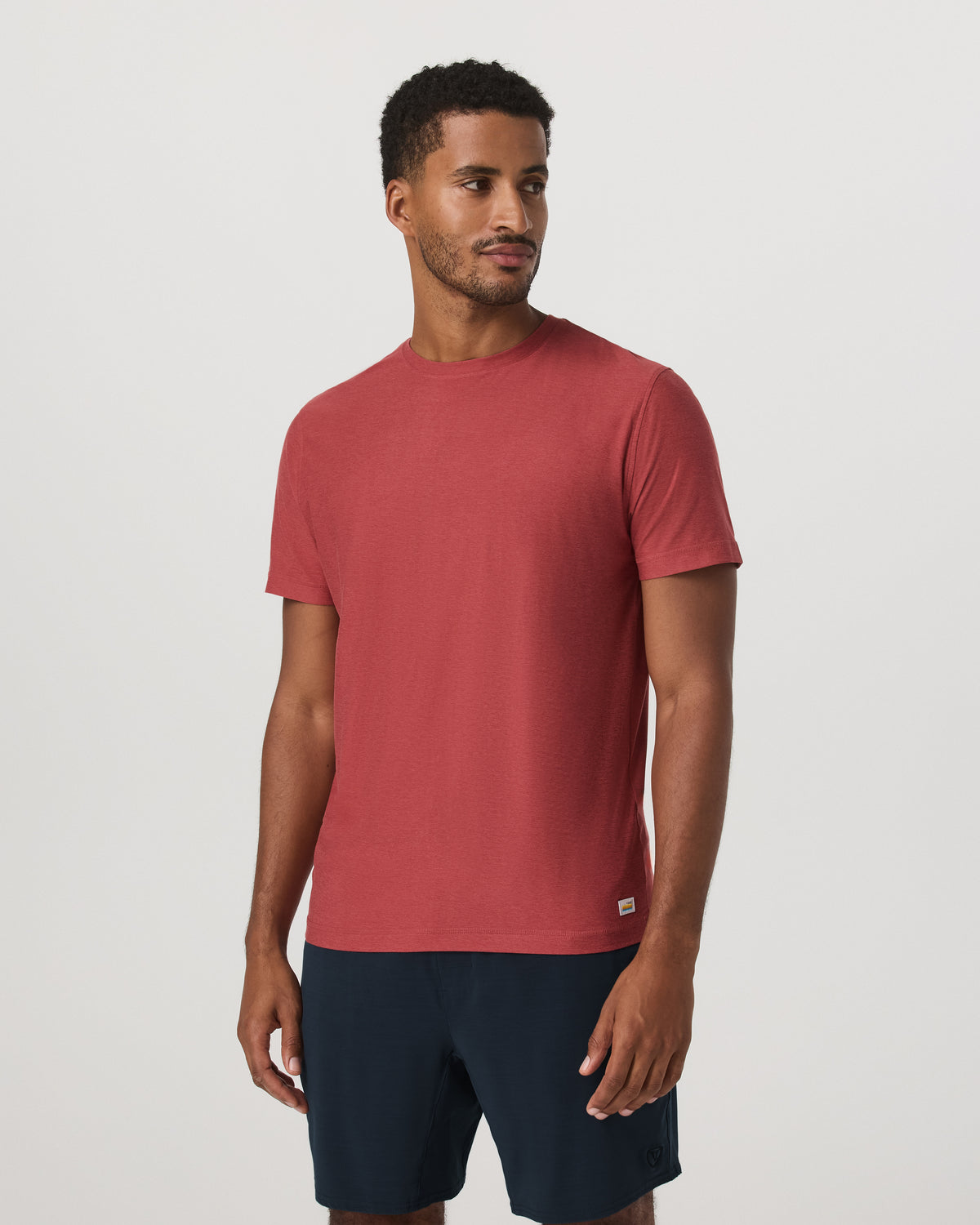 Strato Tech Tee Men's Fire Heather Performance Shirt | Vuori sale