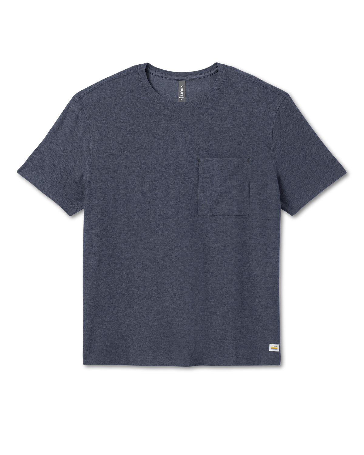 Short Sleeve Strato Pocket Tee-Relaxed Fit Dark Azure Heather | Vuori onsale