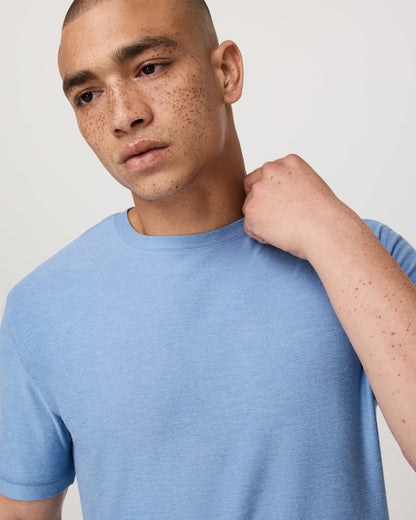 Strato Tech Tee Women's Isle Blue Heather T-Shirt | Vuori outlet