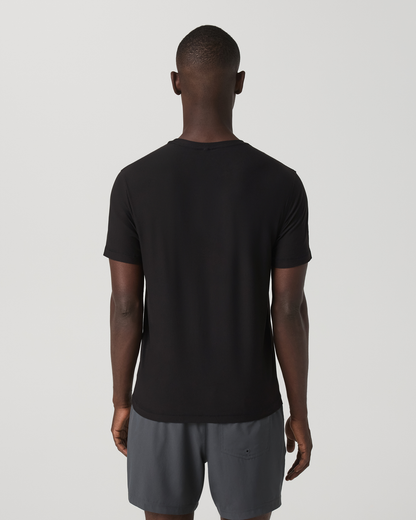 Strato Tech Tee Men's Black Quick Dry T Shirt | Vuori shop