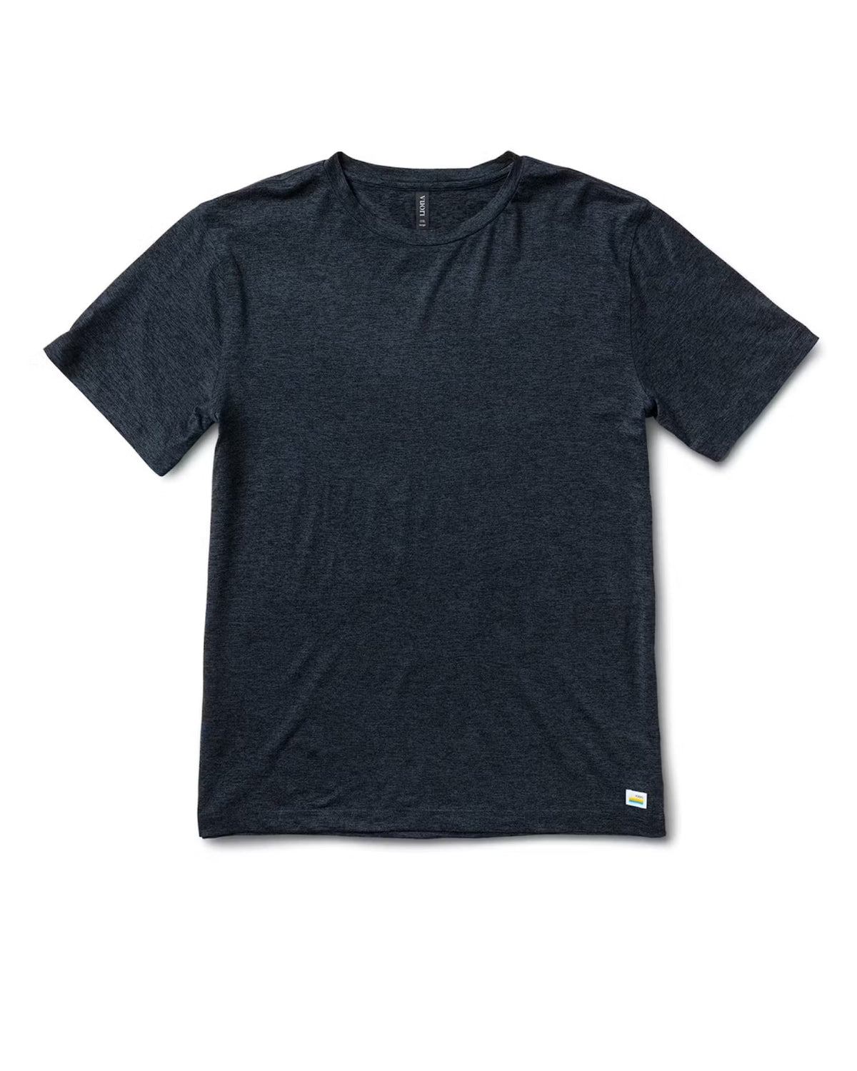 Strato Tech Tee Men's Navy Heather Blue Tee | Vuori onsale