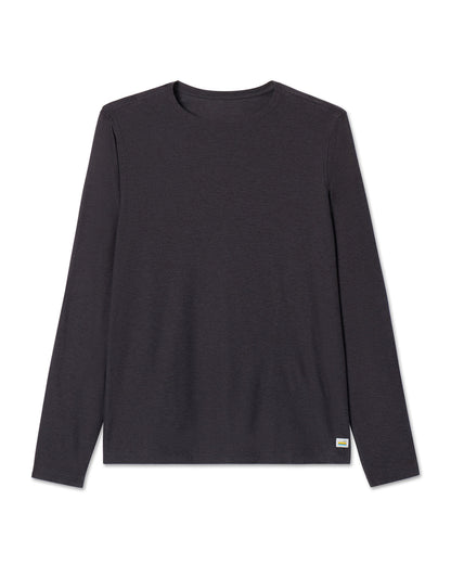 Long-Sleeve Strato Tech Tee Men's Charcoal Shirt | Vuori outlet