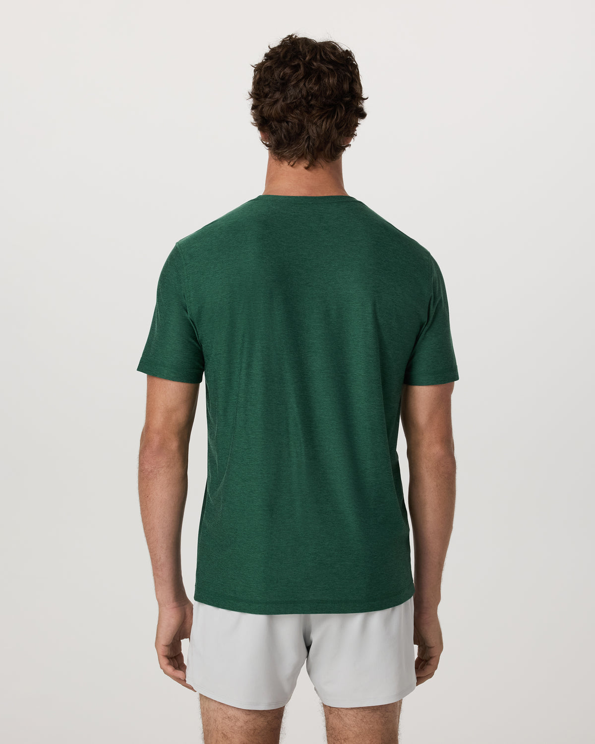 Strato Tech Tee Men's Viridian Heather Performance Shirt | Vuori sale