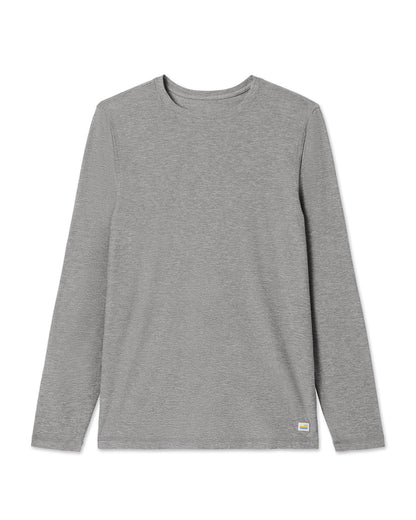 Long-Sleeve Strato Tech Tee Heather Grey Shirt | Vuori onsale