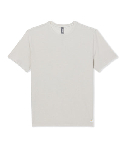 Strato Tech Tee Men's Mushroom Heather T-Shirt | Vuori for sale