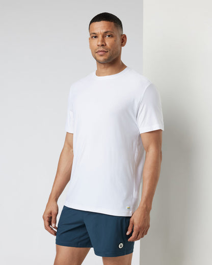 Strato Tech Tee Men's White Tech Shirt | Vuori outlet