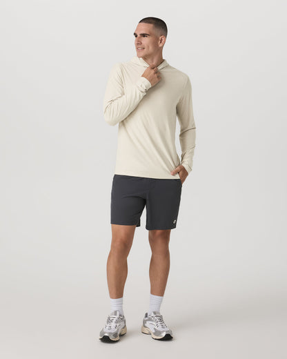 Strato Tech Hoodie Men's Mushroom Heather Hoodie | Vuori onsale