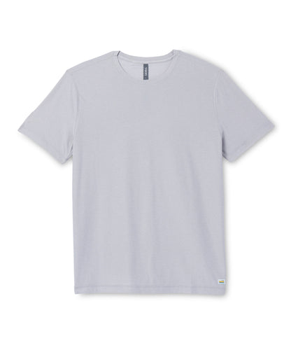 Strato Tech Tee Platinum White Tech Workout Shirt | Vuori online