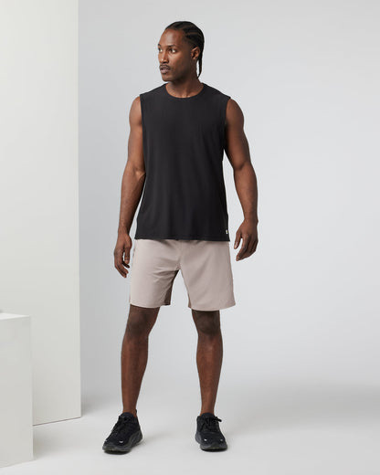 Strato Muscle Tee Men's Black Muscle Shirt | Vuori discount