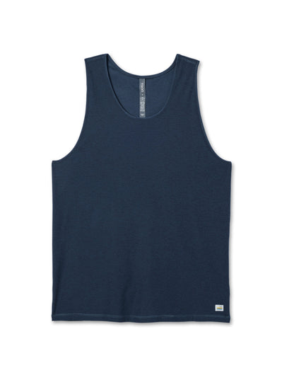 Strato Tech Tank Men's Navy Heather Tank Top | Vuori sale