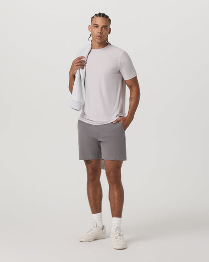 Strato Tech Tee Men's Thistle Heather Performance Shirt | Vuori onsale