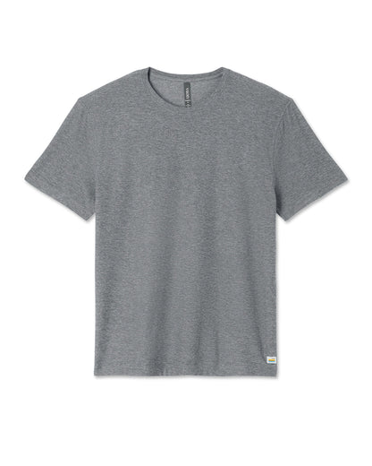 Short Sleeve Strato Tech Tee - Relaxed Fit Heather Grey | Vuori for sale