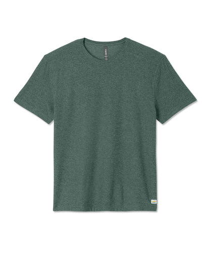 Short Sleeve Strato Tech Tee-Relaxed Fit Agate Green Heather | Vuori discount