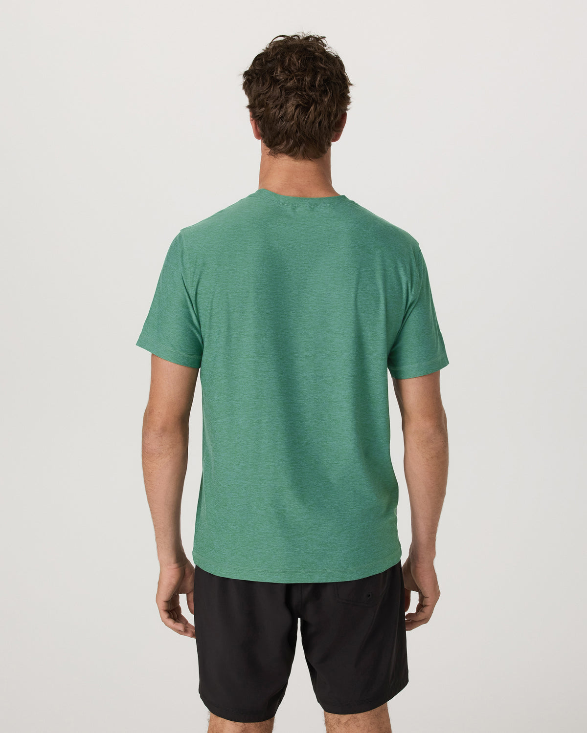 Strato Tech Tee Men's Hedge Green Workout Shirt | Vuori outlet