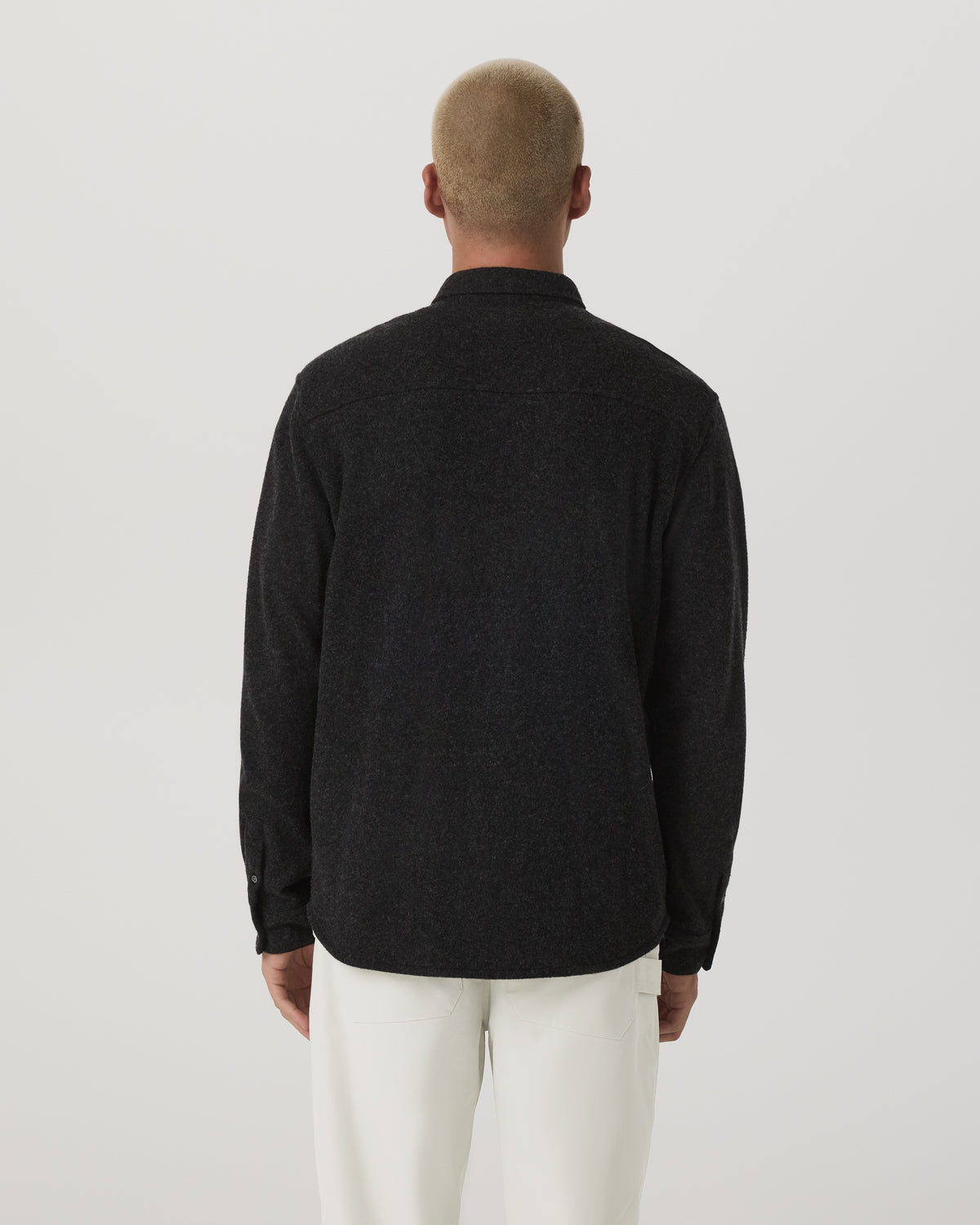 Long Sleeve Altitude Wool Shirt - Relaxed Volcanic Ash | Vuori onsale