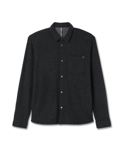 Long Sleeve Altitude Wool Shirt - Relaxed Volcanic Ash | Vuori onsale