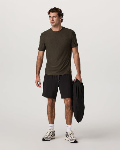Strato Tech Tee Men's Dark Oregano Heather T-Shirt | Vuori outlet
