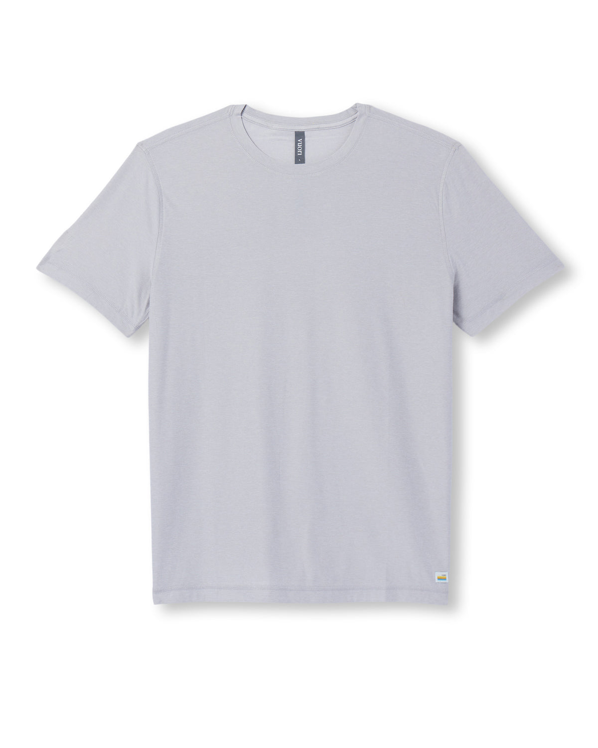 Strato Tech Tee Men's Frost Grey Workout Shirt | Vuori shop
