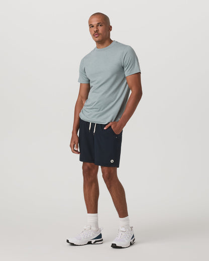 Short Sleeve Ponto Performance Tee Misty Blue Heather | Vuori onsale