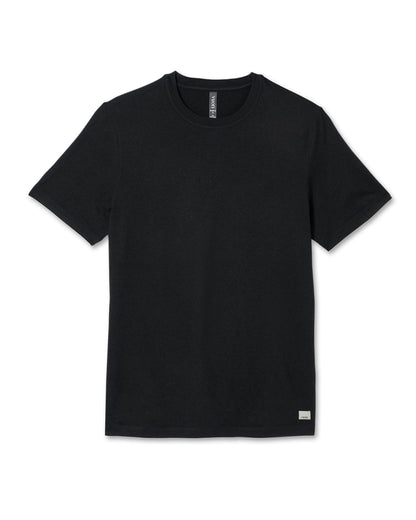 Short Sleeve Ponto Performance Tee Black Heather | Vuori for sale
