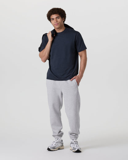 Short Sleeve Ponto Tee - Relaxed Fit Midnight Heather | Vuori discount
