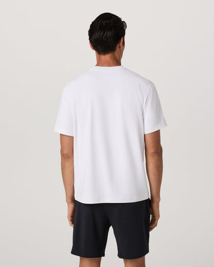 Men's Short Sleeve Ponto Tee - Relaxed White | Vuori onsale