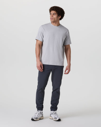 Short Sleeve Ponto Tee - Relaxed Fit Frost Grey Heather | Vuori online
