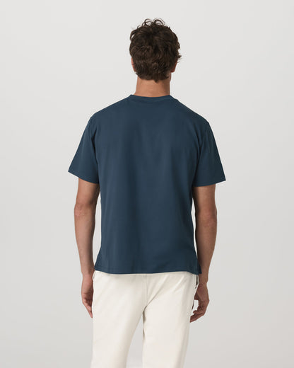 Short Sleeve Ponto Pocket Tee - Relaxed Fit Ocean Blue | Vuori online