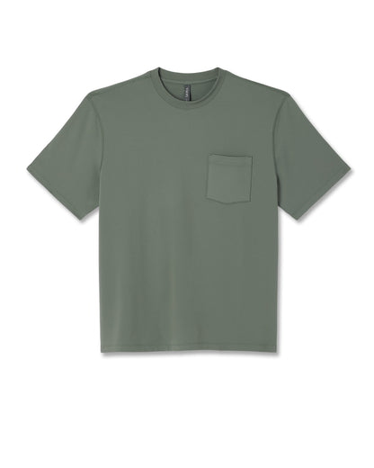 Short Sleeve Ponto Pocket Tee - Relaxed Fit Light Oregano | Vuori outlet