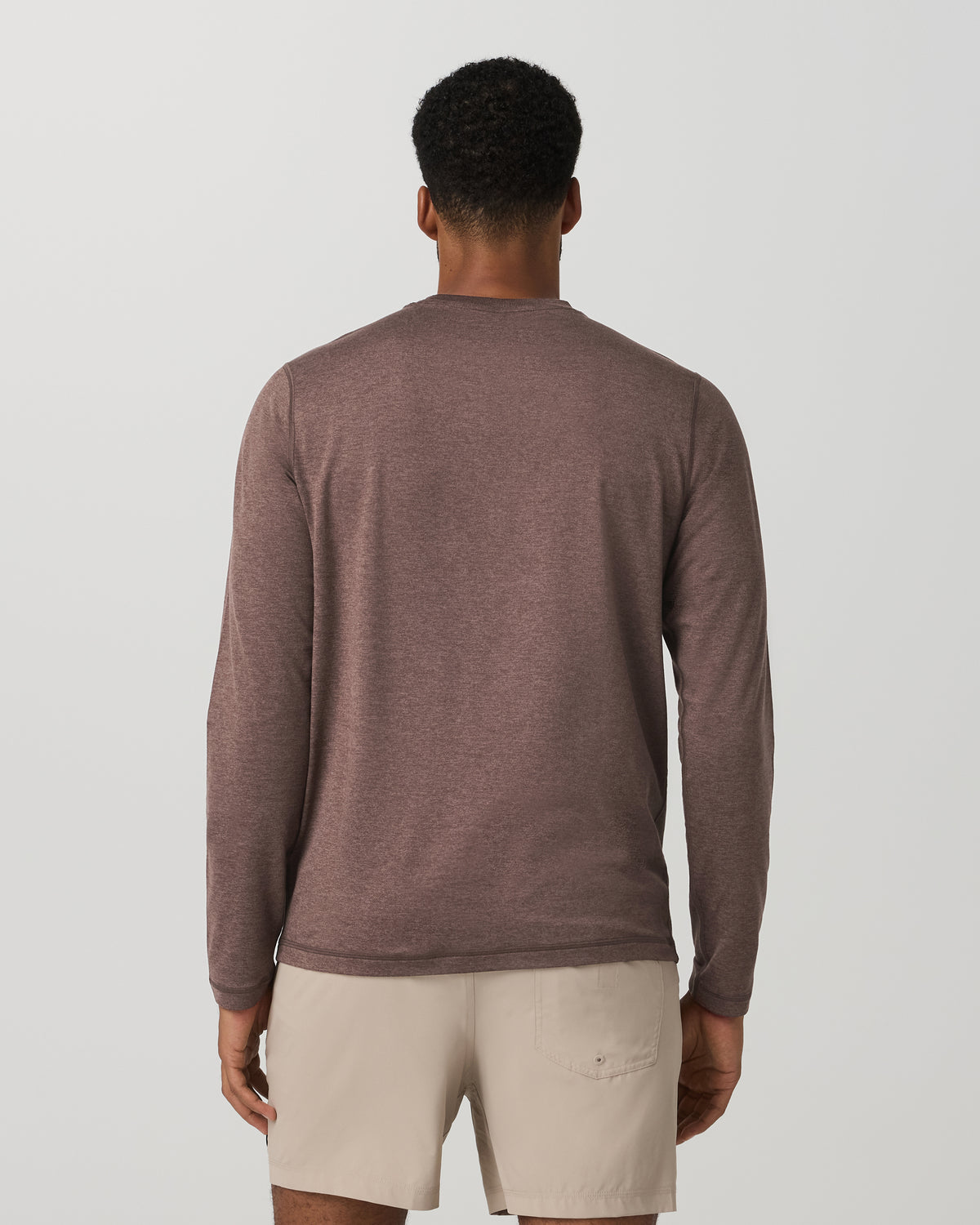 Men's Long Sleeve Ponto Performance Tee Elm Heather | Vuori sale