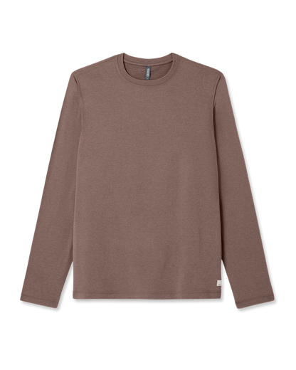 Men's Long Sleeve Ponto Performance Tee Elm Heather | Vuori sale