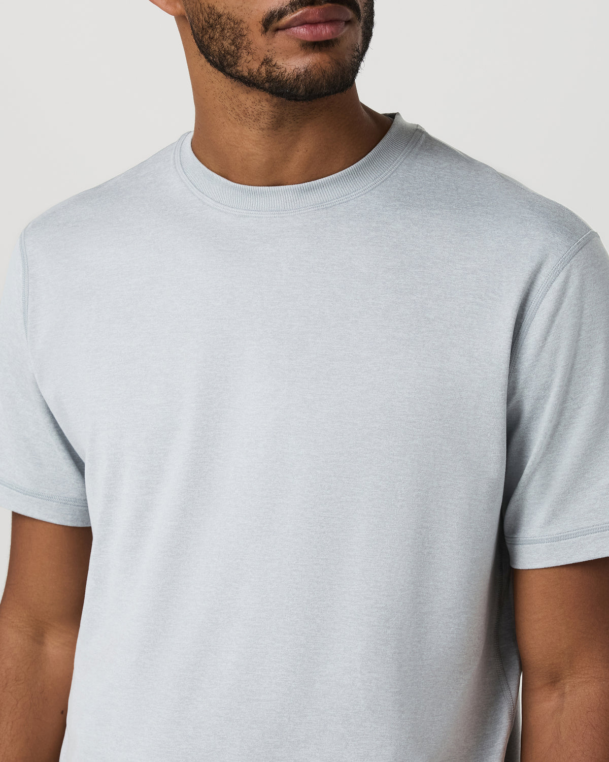 Short Sleeve Ponto Tee - Relaxed Fit Harbor Grey Heather | Vuori onsale
