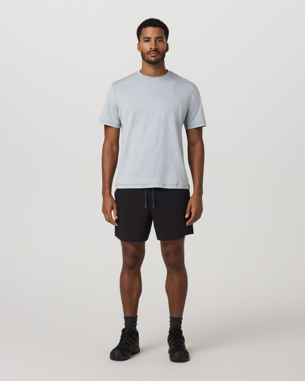 Short Sleeve Ponto Tee - Relaxed Fit Harbor Grey Heather | Vuori onsale