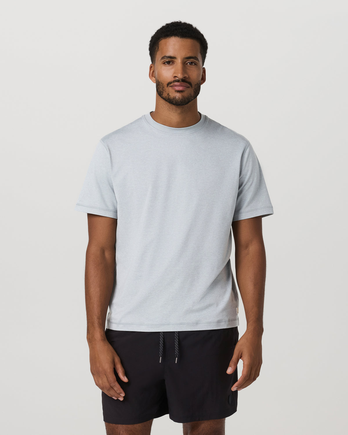 Short Sleeve Ponto Tee - Relaxed Fit Harbor Grey Heather | Vuori onsale