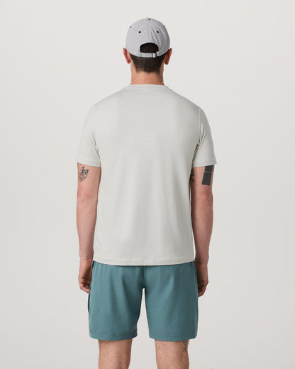 Men's Short Sleeve Ponto Performance Tee Salt Heather | Vuori outlet