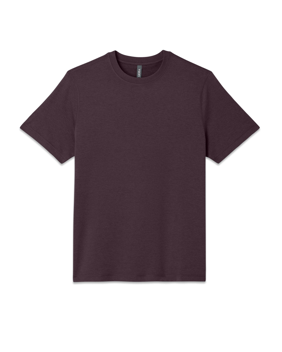 Men's Short Sleeve Ponto Performance Tee Raisin Heather | Vuori shop